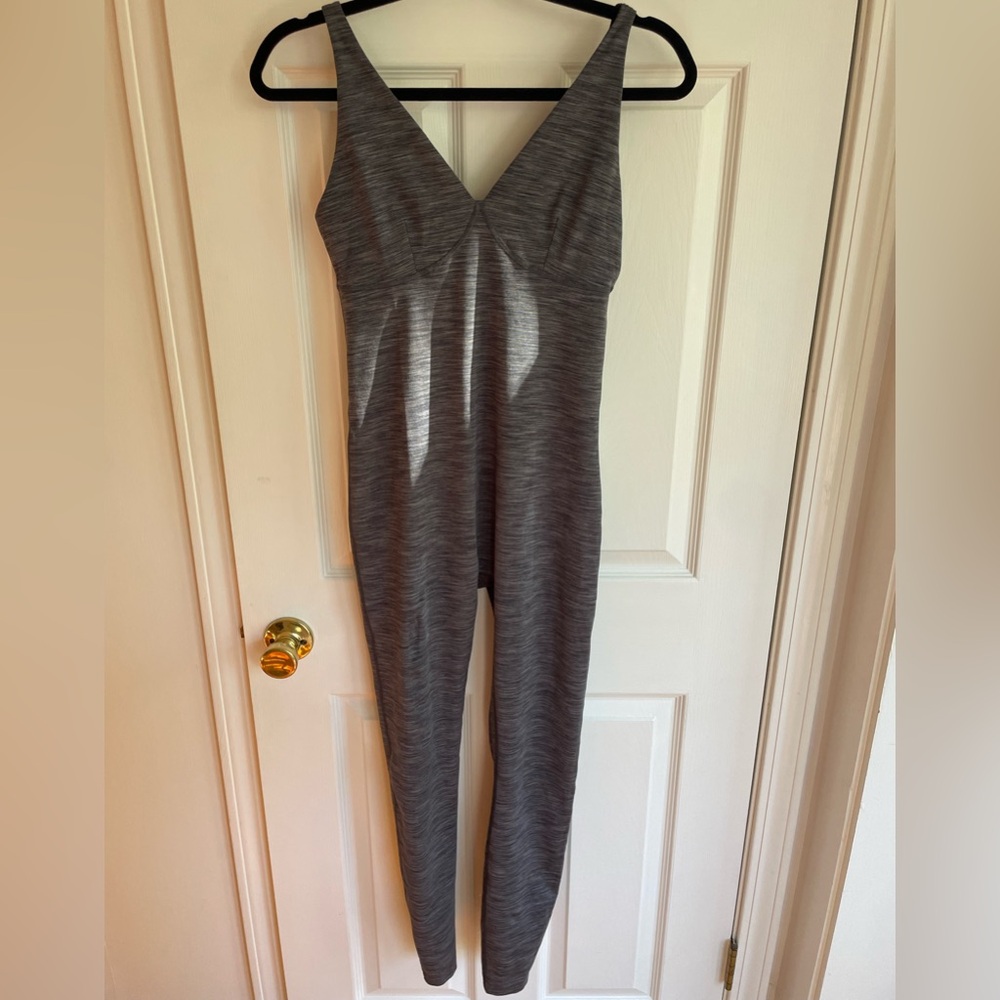 Outdoor Voices Heathered Gray Jumpsuit